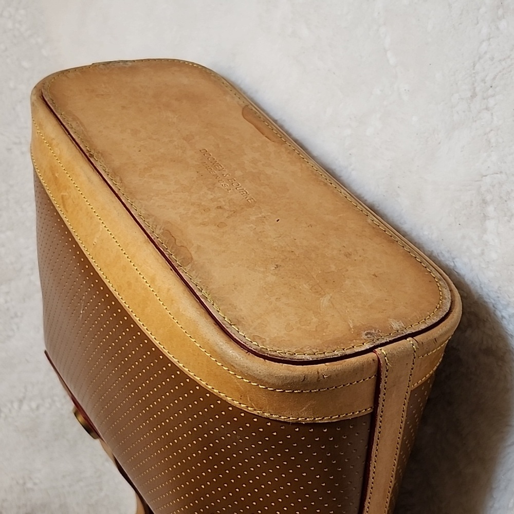 Vtg Dooney & Bourke Cabriolet Leather Shopper Tote Shoulder Bag - Picture 12 of 16